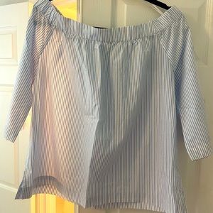 Madewell - off the shoulder top.